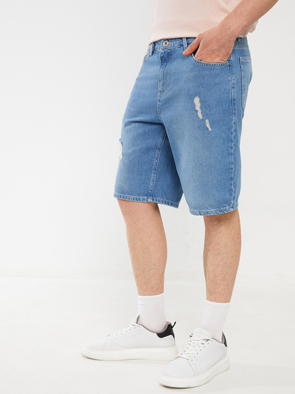 Standard Fit Men's Jean Shorts