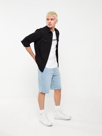 Standard Fit Men's Jean Shorts