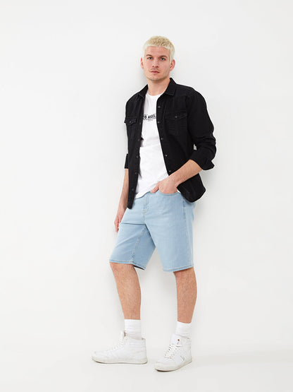 Standard Fit Men's Jean Shorts