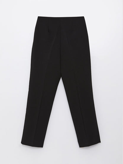 High Waist Standard Fit Women's Trousers