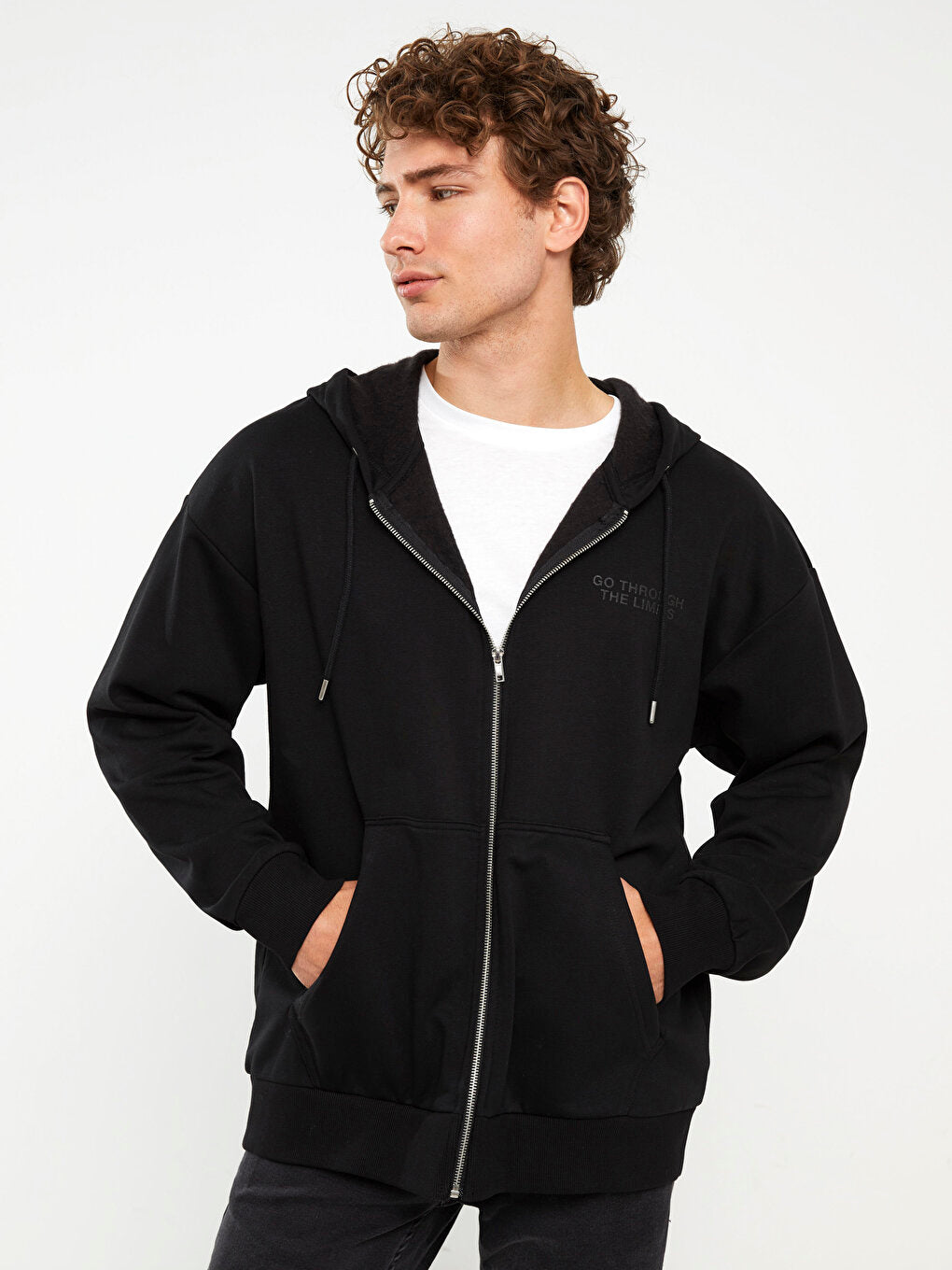 Hooded Long Sleeve Men's Sports Cardigan