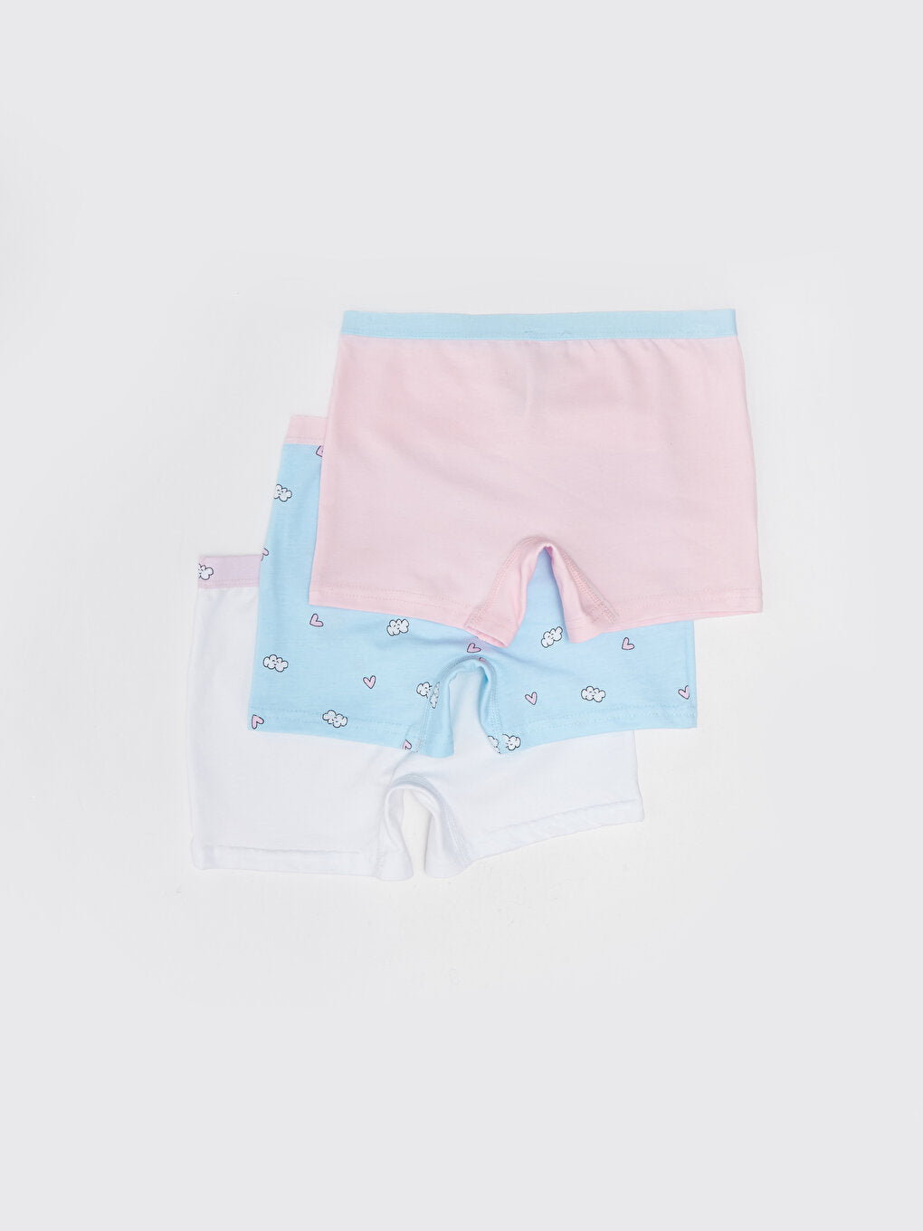 Printed Cotton Girl's Boxer Set of 3