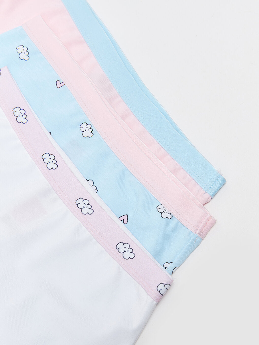 Printed Cotton Girl's Boxer Set of 3