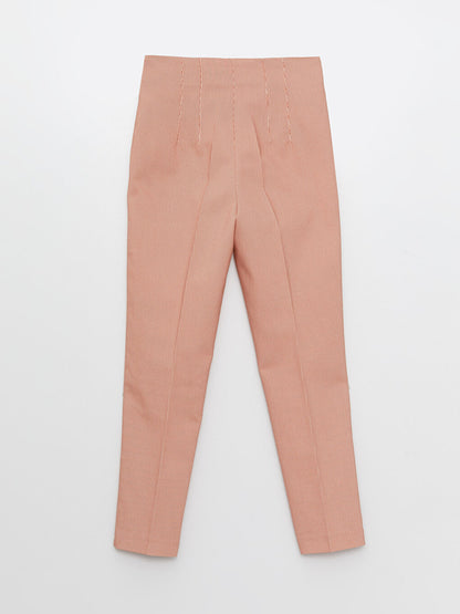 High Waist Standard Fit Women's Trousers