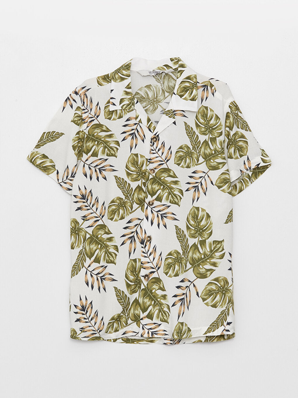 Patterned Short Sleeve Boy's Shirt