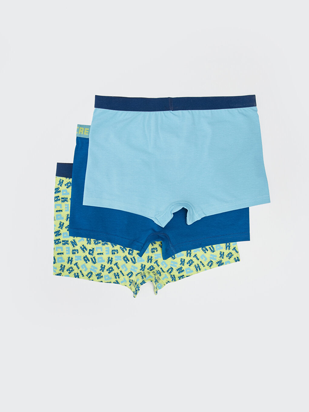 Printed Cotton Boys' Boxer 3-Piece