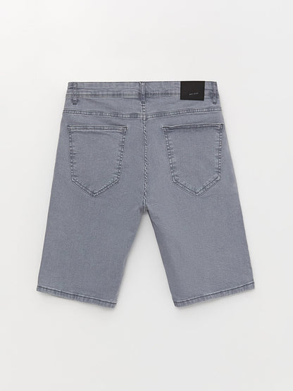 Skinny Fit Men's Jean Shorts