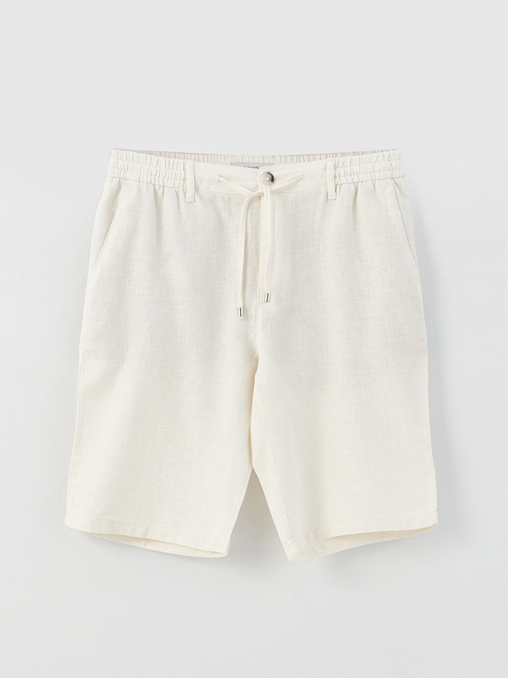 Slim Fit Linen Blend Men's Shorts