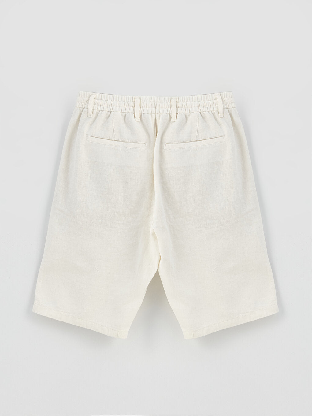 Slim Fit Linen Blend Men's Shorts