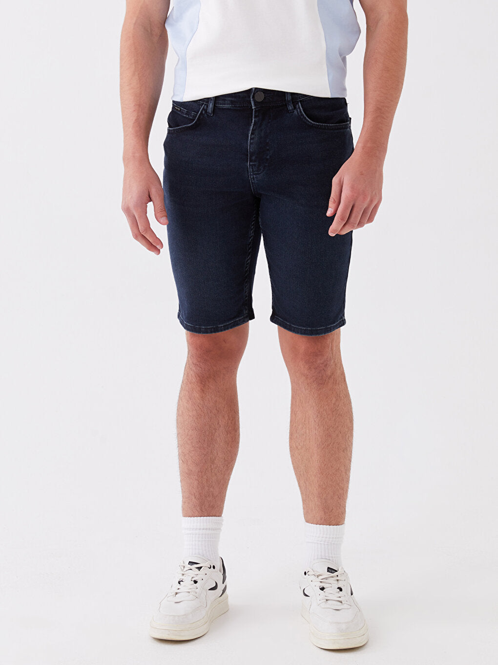 Slim Fit Men's Jean Shorts