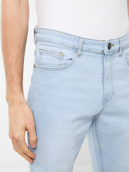 Slim Fit Men's Jean Shorts