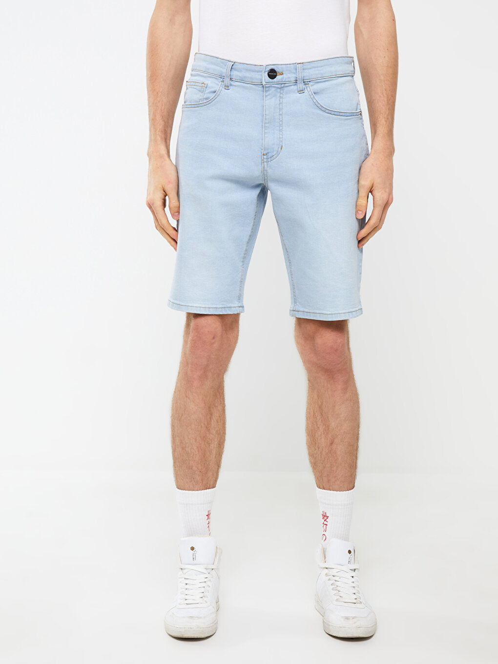 Slim Fit Men's Jean Shorts