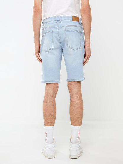 Slim Fit Men's Jean Shorts