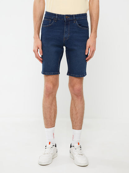 Slim Fit Men's Jean Shorts