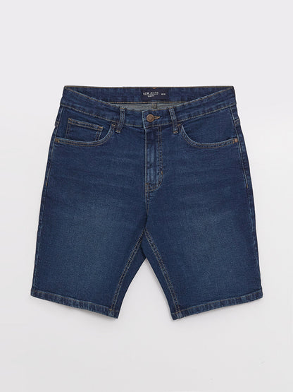 Slim Fit Men's Jean Shorts