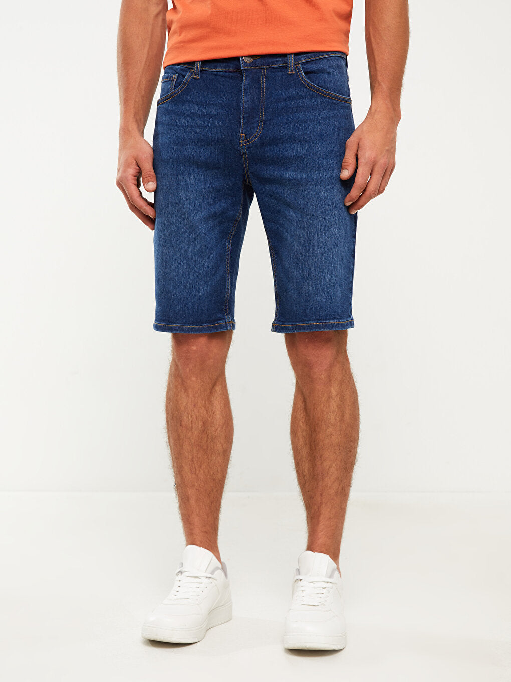 Extra Slim Fit Men's Jean Shorts