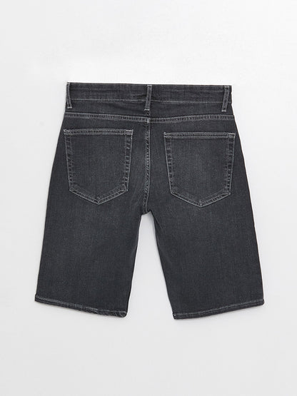 Skinny Fit Men's Jean Shorts