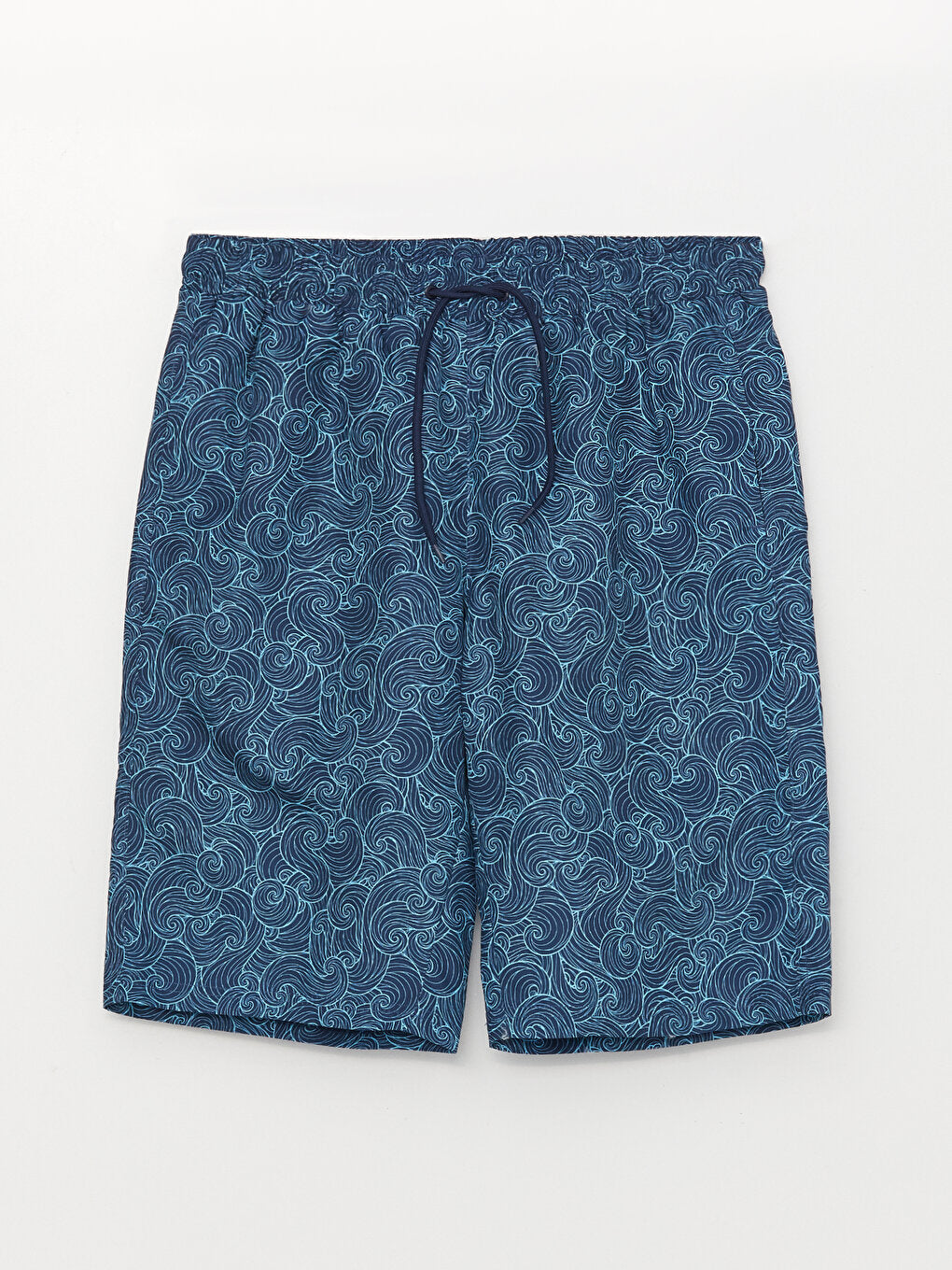 Long Patterned Men's Swim Shorts