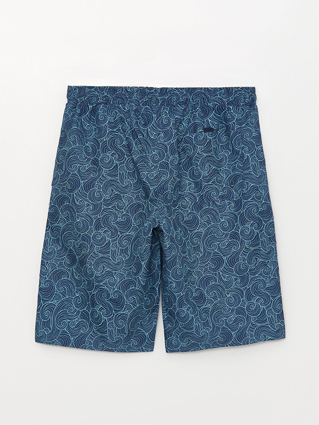 Long Patterned Men's Swim Shorts