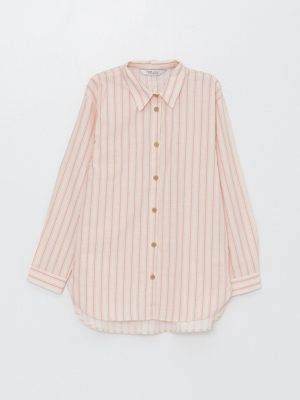 Striped Long Sleeve Girls Tunic