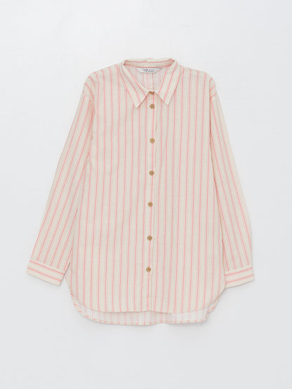 Striped Long Sleeve Girls Tunic