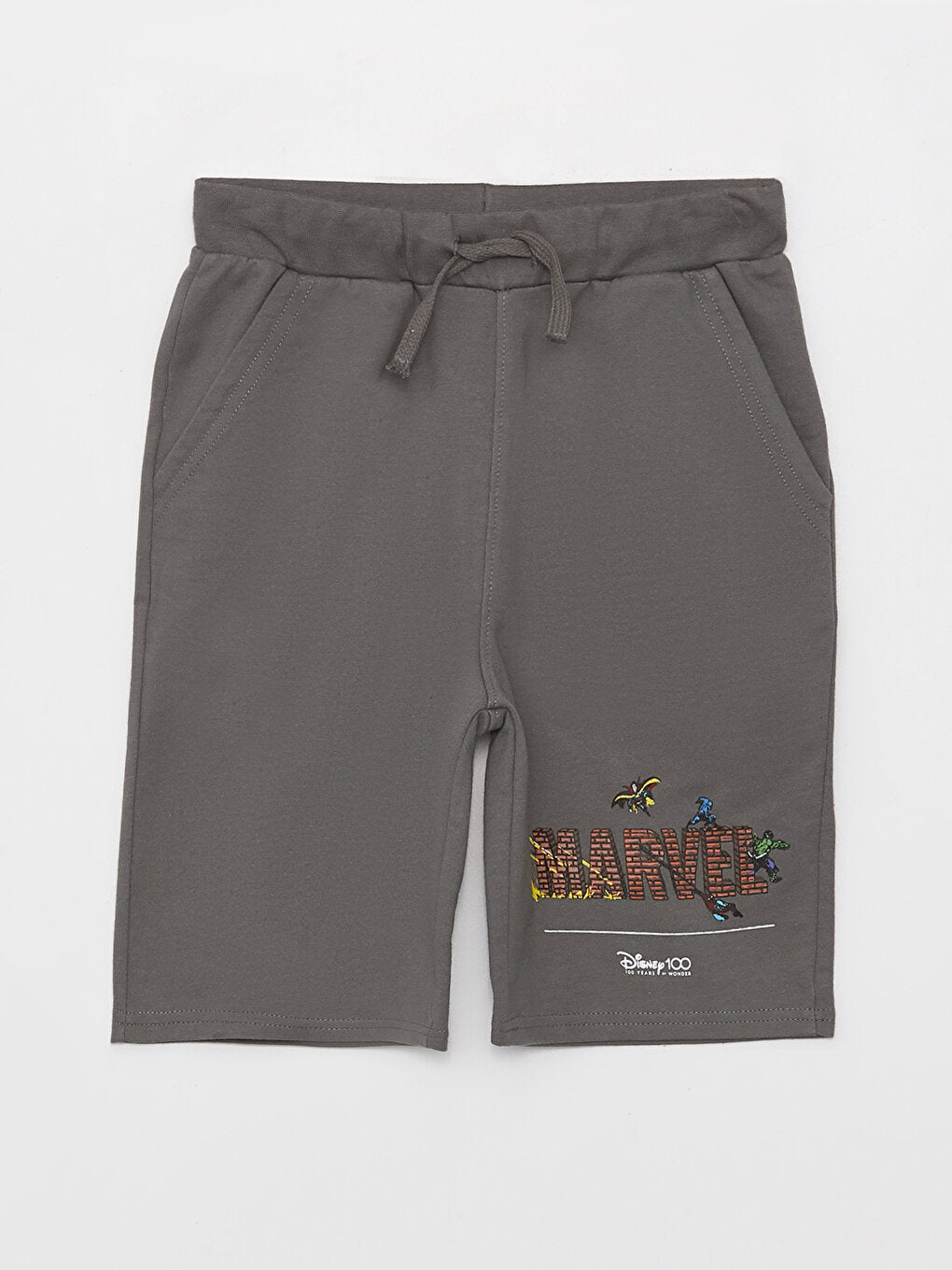 Marvel Printed Boys' Shorts with Elastic Waist