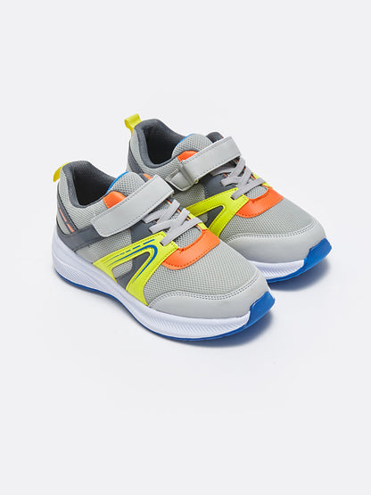 Color Blocked Velcro Boys' Sports Shoes