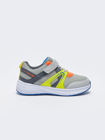 Color Blocked Velcro Boys' Sports Shoes