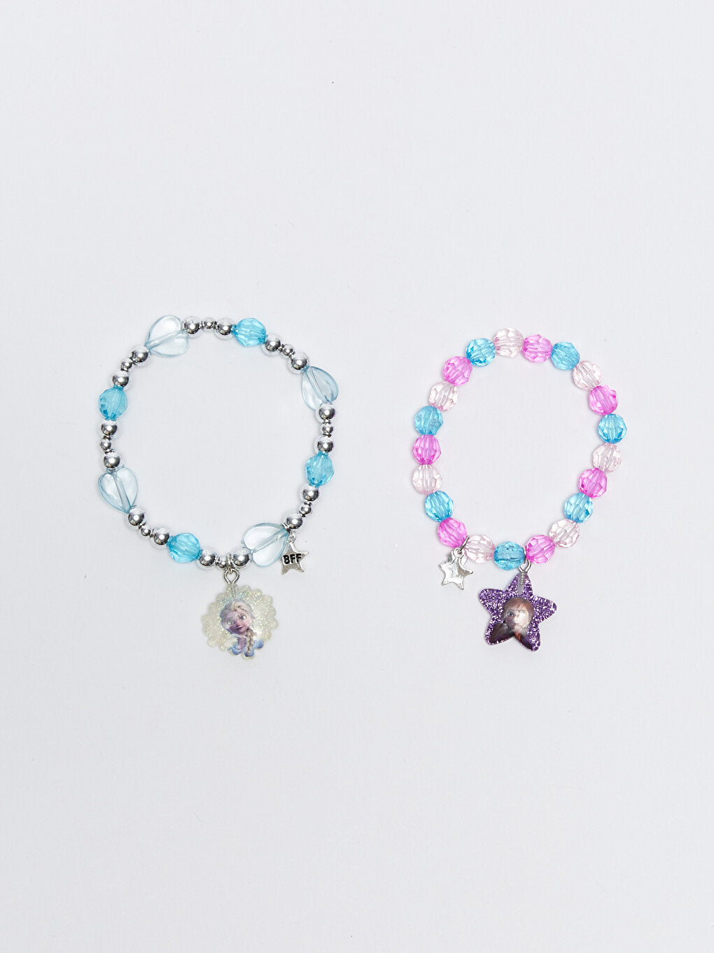 Frozen Licensed Beaded Girl's BFF Bracelet 2-pack