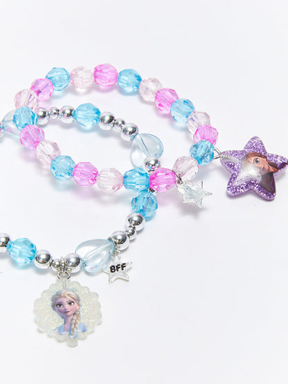 Frozen Licensed Beaded Girl's BFF Bracelet 2-pack