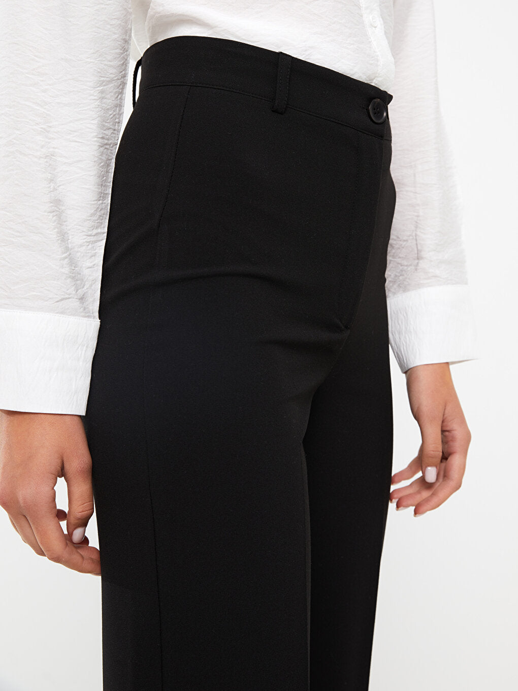 Normal Waist Standard Fit Women's Trousers