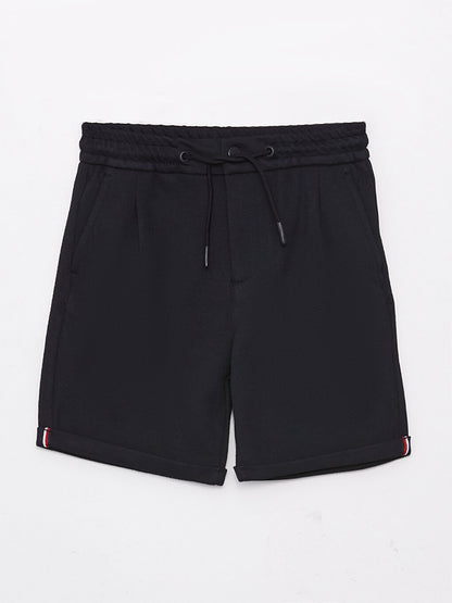 Basic Boys' Shorts with Elastic Waist