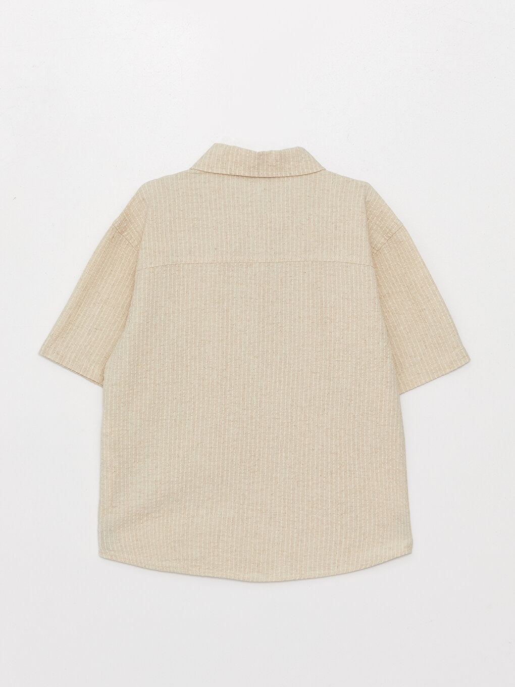 Comfortable Fit Linen Blend Boy's Shirt