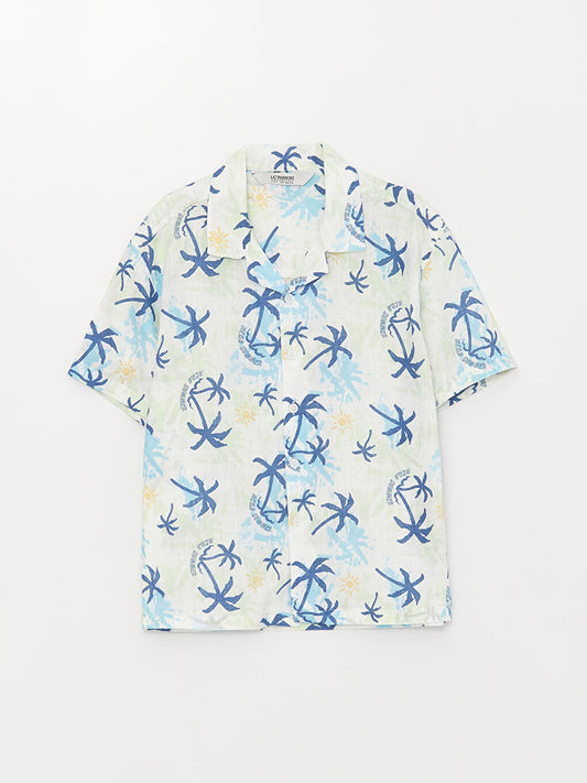 Comfortable Patterned Boy's Shirt