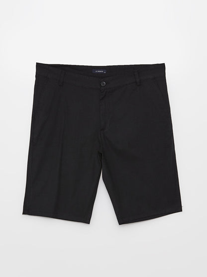 Standard Fit Poplin Men's Shorts