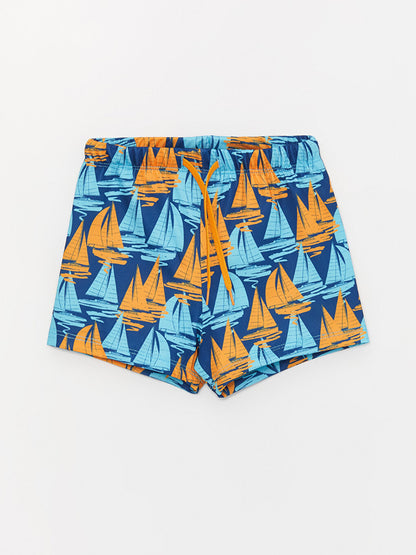 Printed Quick Drying Boys' Swim Shorts