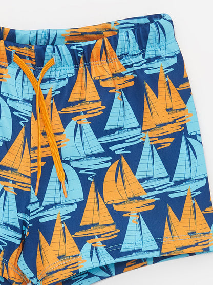 Printed Quick Drying Boys' Swim Shorts