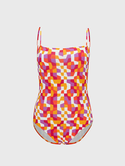 Patterned Women's Swimsuit