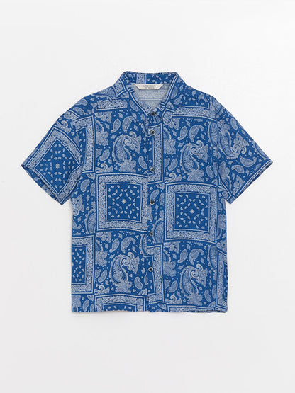 Comfortable Patterned Boy's Shirt