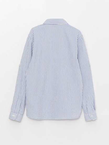 Striped Long Sleeve Boy's Shirt