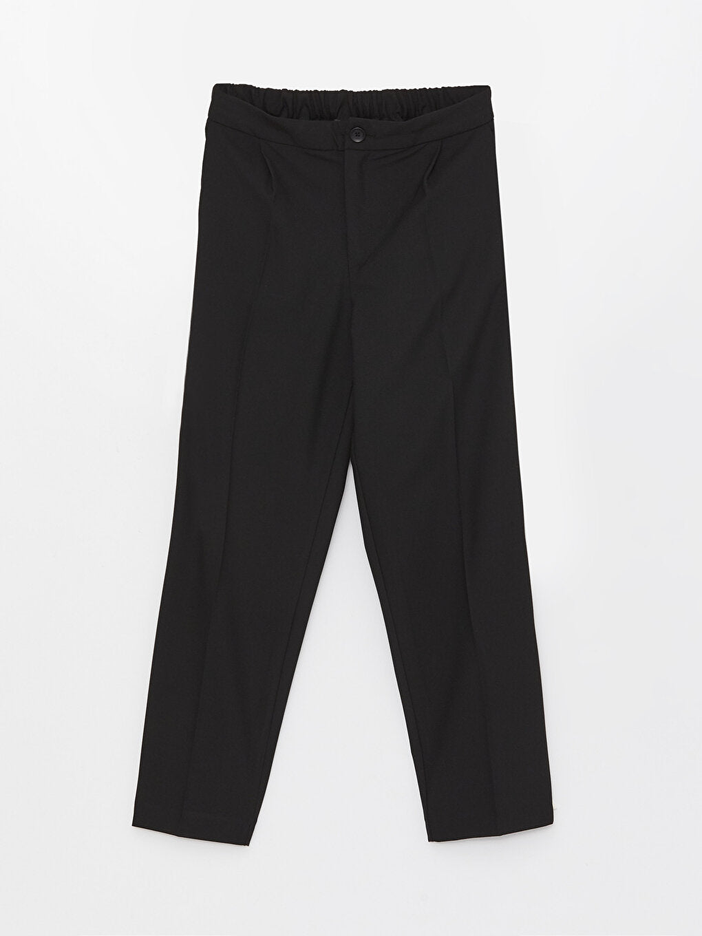 Women's Comfortable Fit Carrot Trousers with Elastic Waist