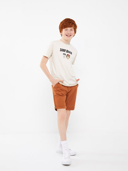 Basic Gabardine Boys' Shorts