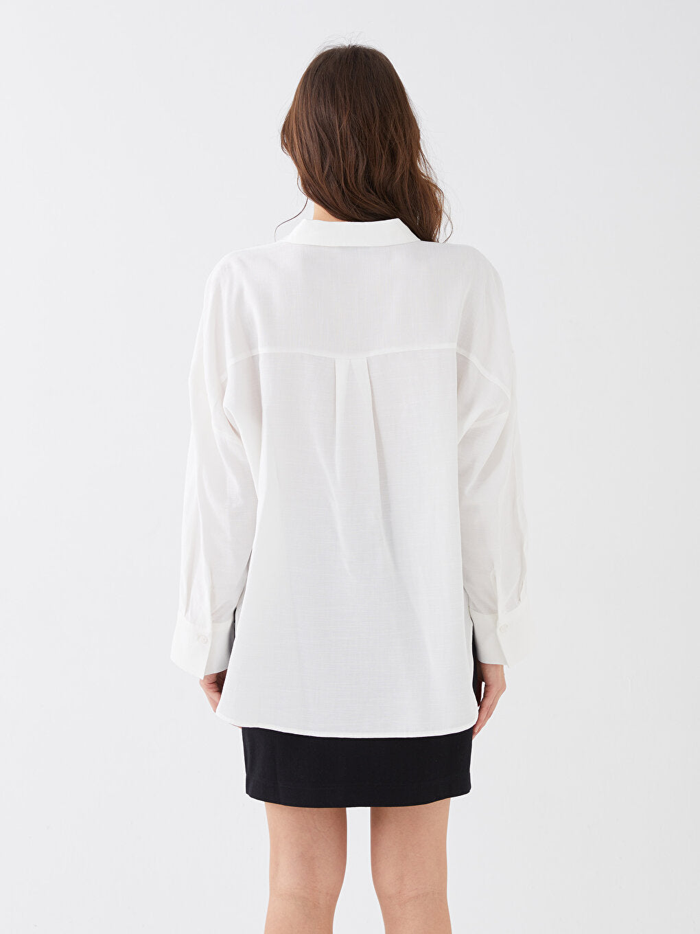 Plain Long Sleeve Women's Shirt