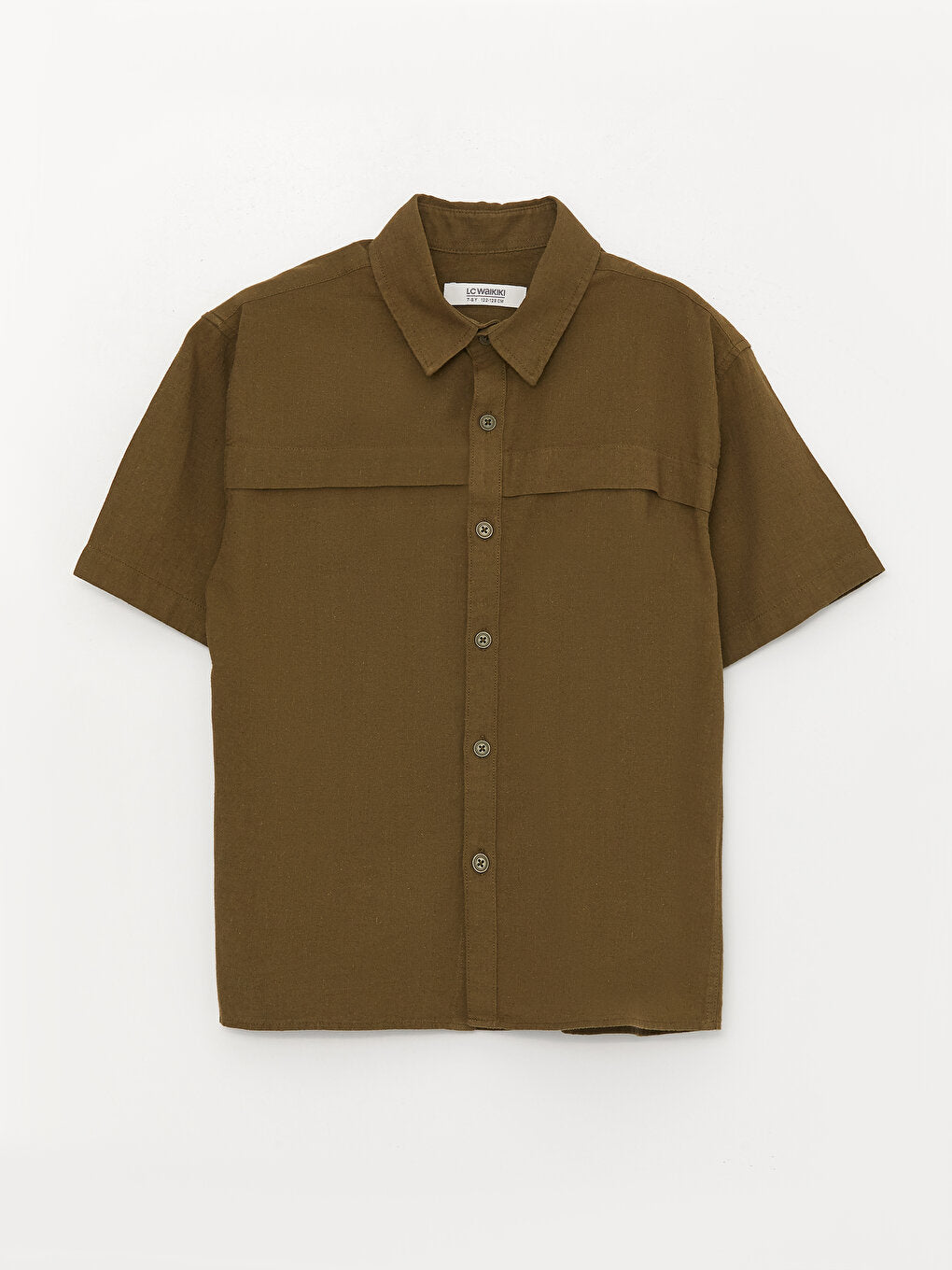 Comfortable Fit Linen Blend Boy's Shirt