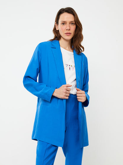 Plain Long Sleeve Women's Jacket