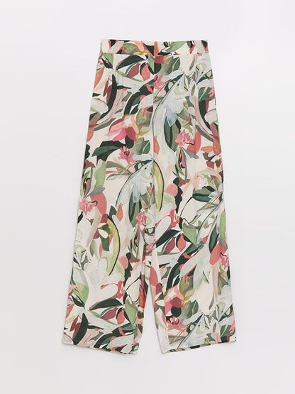 Comfortable Patterned Women's Trousers