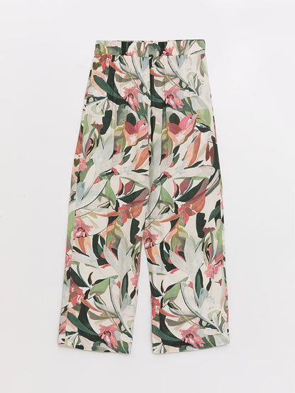 Comfortable Patterned Women's Trousers