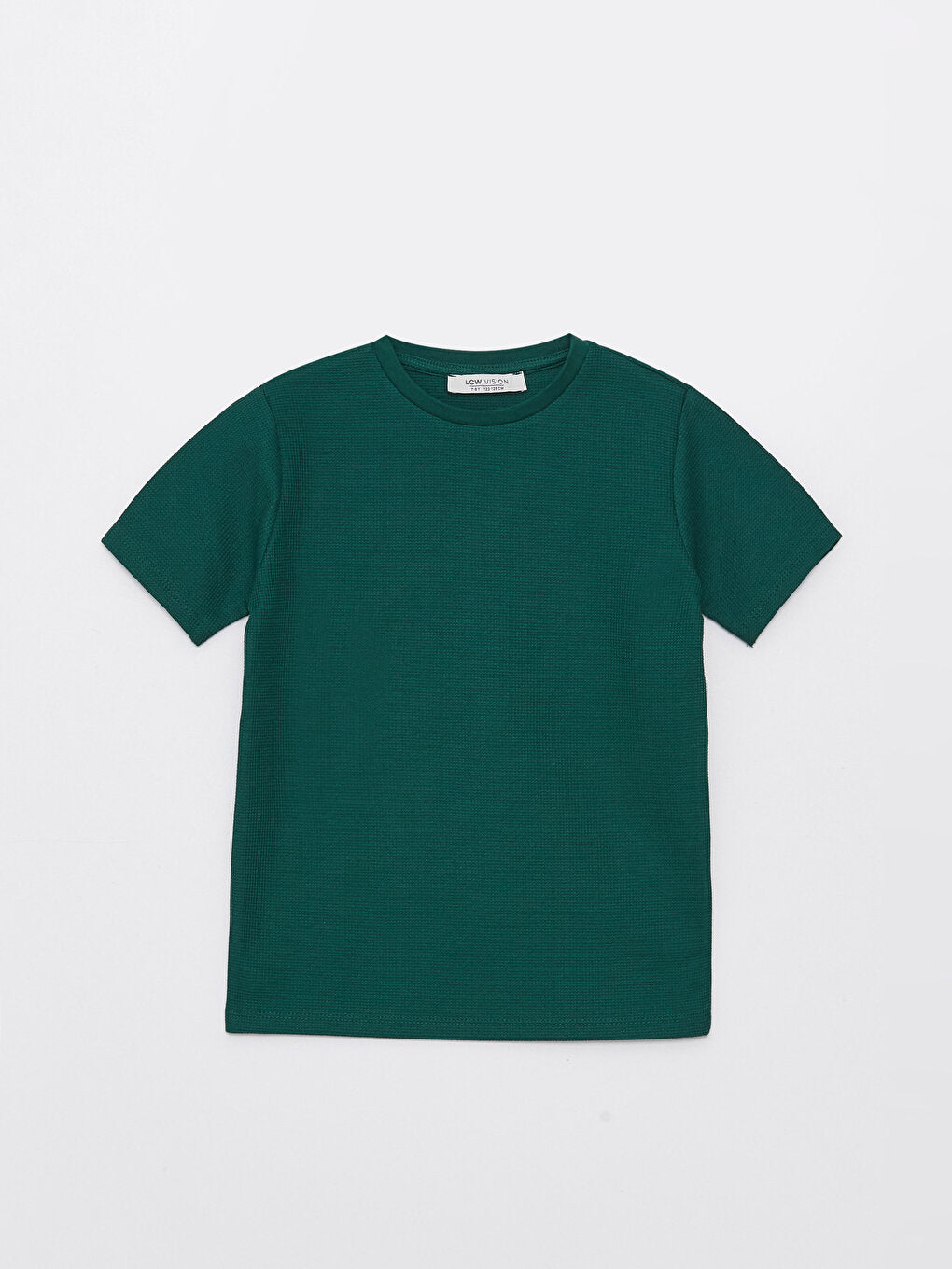 Crew Neck Basic Short Sleeve Boy's T-Shirt