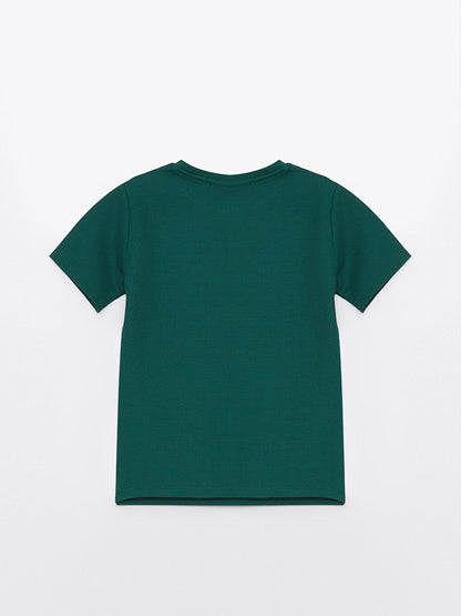 Crew Neck Basic Short Sleeve Boy's T-Shirt