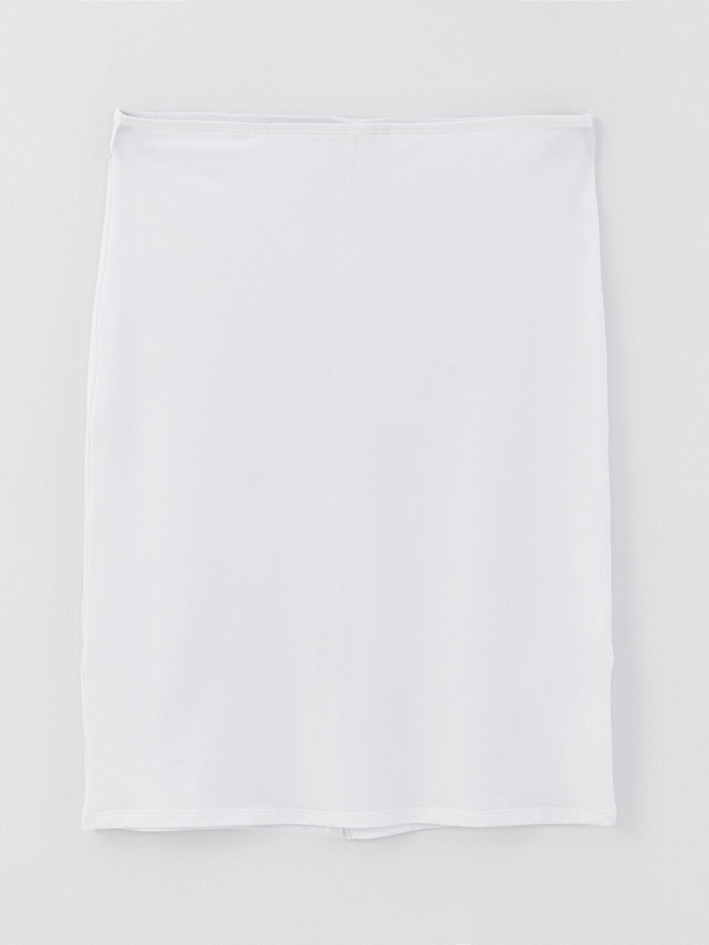 Women's Plain Underskirt with Elastic Waist